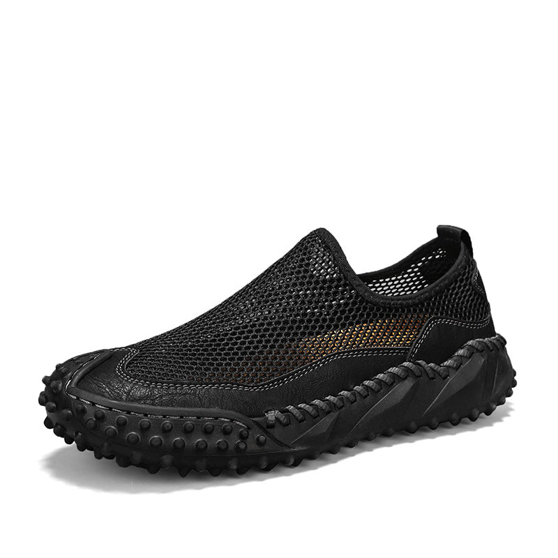 Mens Slip on Canvas Loafers Casual Shoes Sneakers Comfy Walking Slipers Shoes