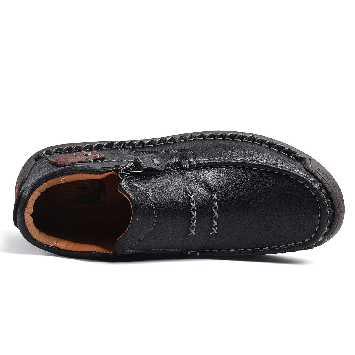 Men’s Handmade Premium Leather Slip-On Outdoor Work Boots