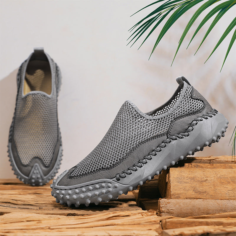 Mens Slip on Canvas Loafers Casual Shoes Sneakers Comfy Walking Slipers Shoes