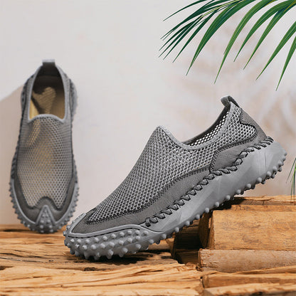 Mens Slip on Canvas Loafers Casual Shoes Sneakers Comfy Walking Slipers Shoes