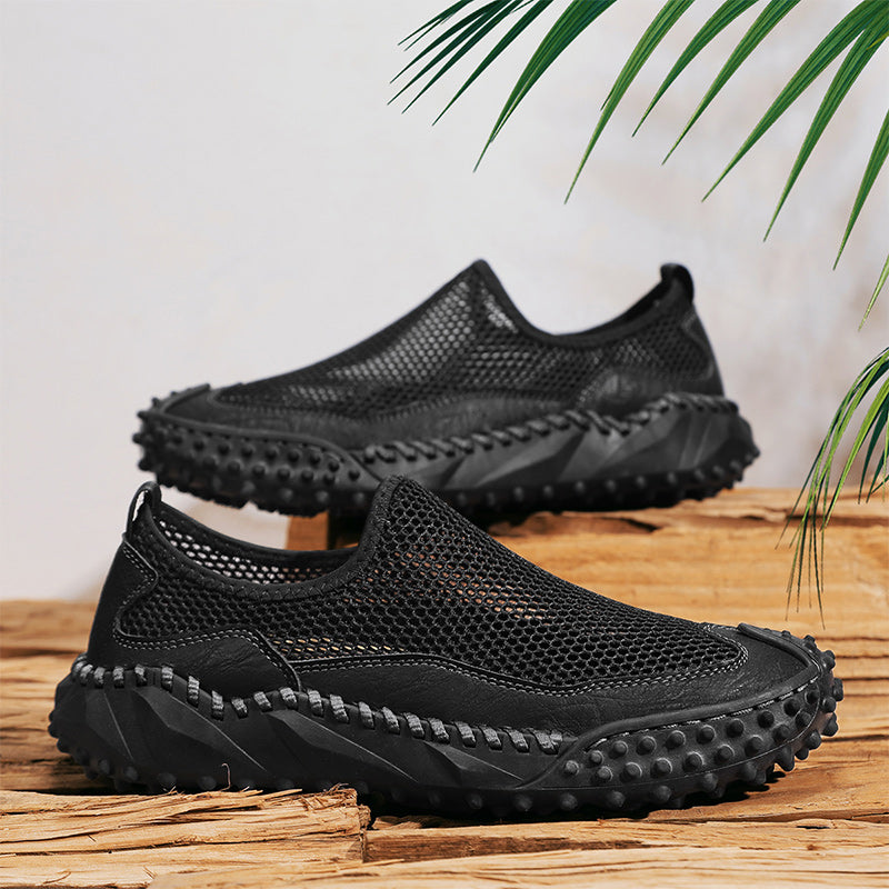 Mens Slip on Canvas Loafers Casual Shoes Sneakers Comfy Walking Slipers Shoes