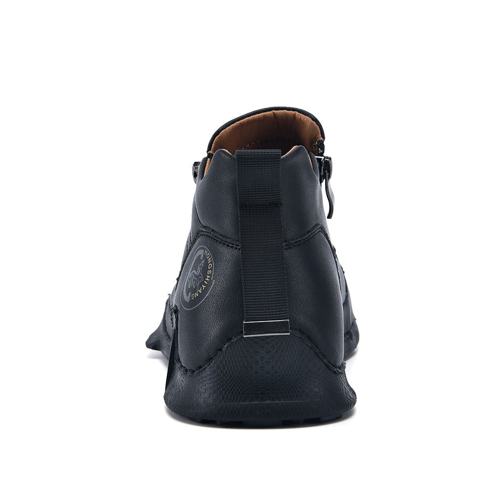 Men's Waterproof Orthopedic Walking Shoes, Improve Posture, Pain Free, For Riding Driving and Daily