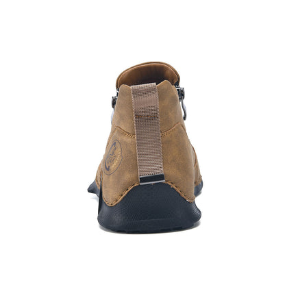 Men's Waterproof Orthopedic Walking Shoes, Improve Posture, Pain Free, For Riding Driving and Daily