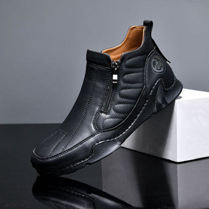 Men's Waterproof Orthopedic Walking Shoes, Improve Posture, Pain Free, For Riding Driving and Daily