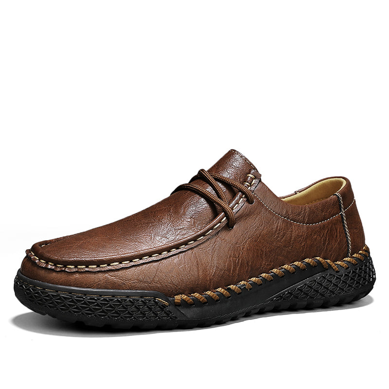 Men’s Genuine Leather Loafers Casual Shoes, Slip-On Comfort Loafers for Business, Office, Parties