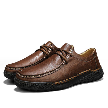 Men’s Genuine Leather Loafers Casual Shoes, Slip-On Comfort Loafers for Business, Office, Parties