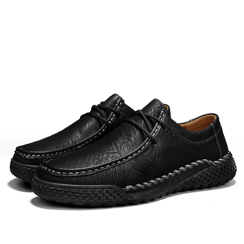 Men’s Genuine Leather Loafers Casual Shoes, Slip-On Comfort Loafers for Business, Office, Parties