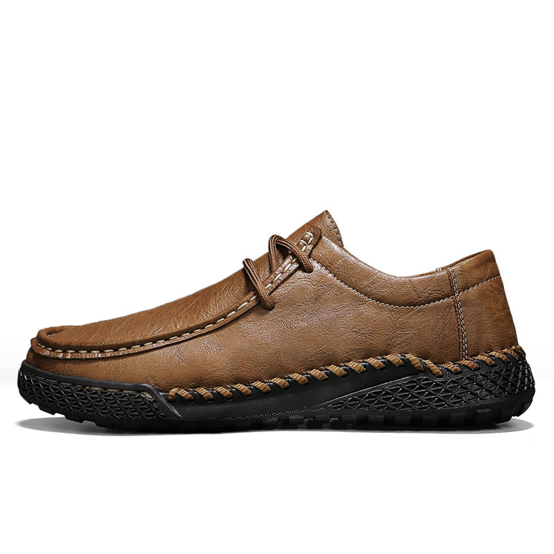 Men’s Genuine Leather Loafers Casual Shoes, Slip-On Comfort Loafers for Business, Office, Parties