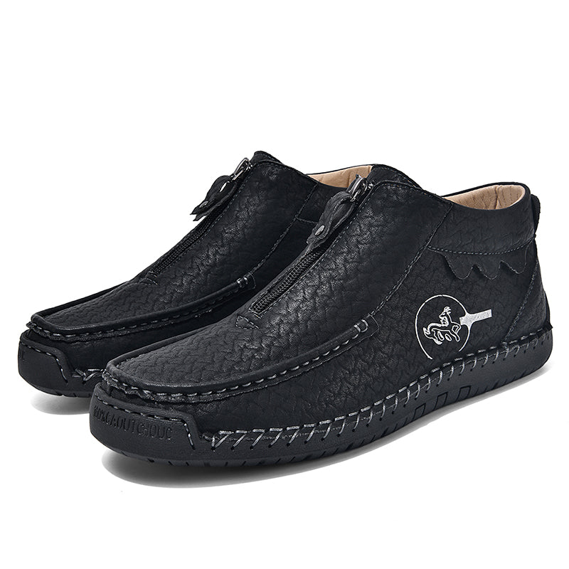 Men's Outdoor Work Boots, Orthopedic Comfort, Handcrafted Stitching, Waterproof & Non-Slip, Relieves Foot Pain