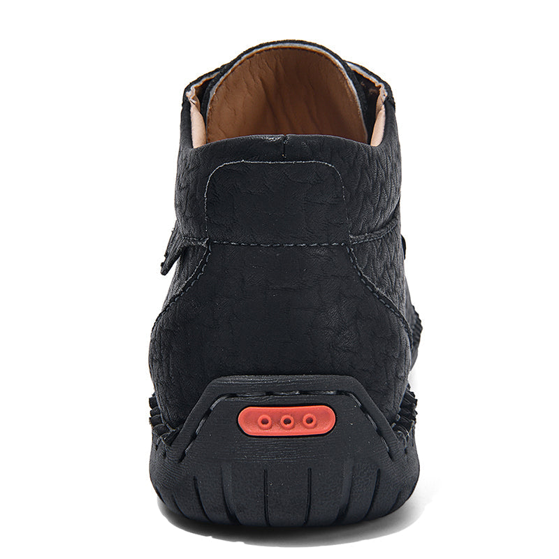 Men's Outdoor Work Boots, Orthopedic Comfort, Handcrafted Stitching, Waterproof & Non-Slip, Relieves Foot Pain