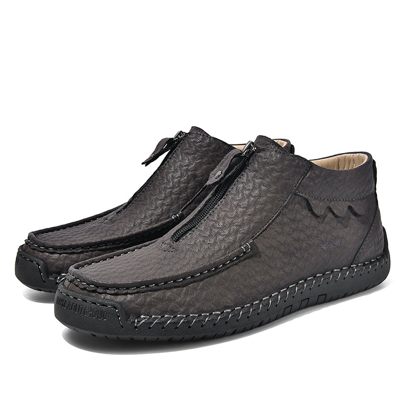 Men's Outdoor Work Boots, Orthopedic Comfort, Handcrafted Stitching, Waterproof & Non-Slip, Relieves Foot Pain