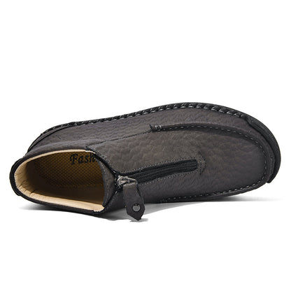 Men's Outdoor Work Boots, Orthopedic Comfort, Handcrafted Stitching, Waterproof & Non-Slip, Relieves Foot Pain