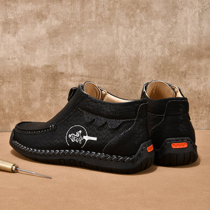 Men's Outdoor Work Boots, Orthopedic Comfort, Handcrafted Stitching, Waterproof & Non-Slip, Relieves Foot Pain