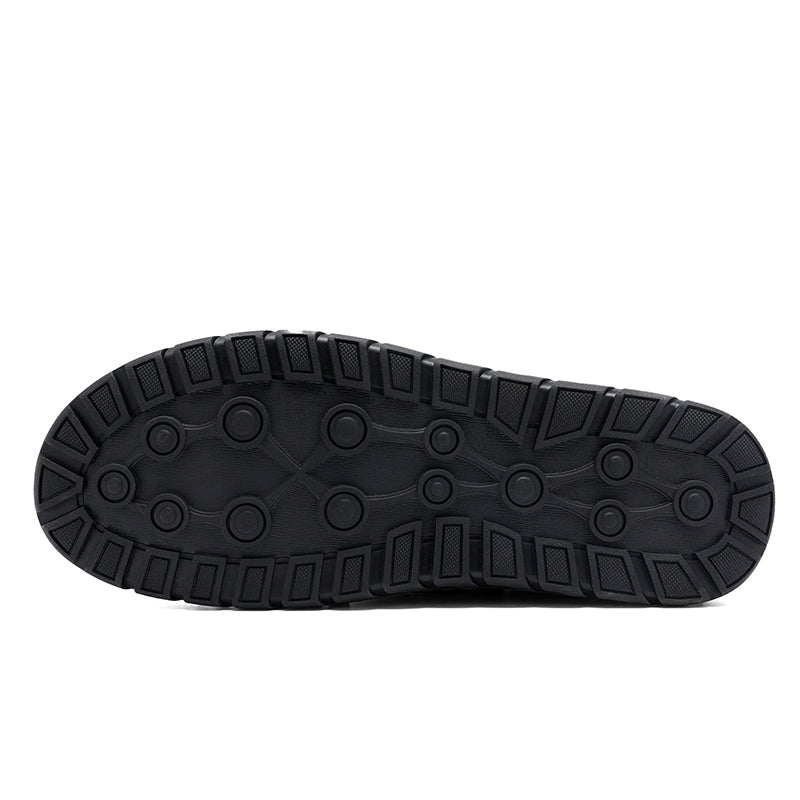 Mens Hand Stitching Leather Ankle Boots Casual Vintage Arch Support Hiking Walking Driving Chukka Boots