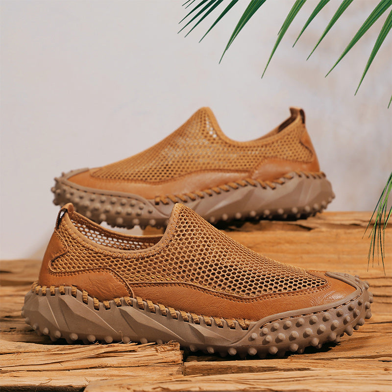 Mens Slip on Canvas Loafers Casual Shoes Sneakers Comfy Walking Slipers Shoes