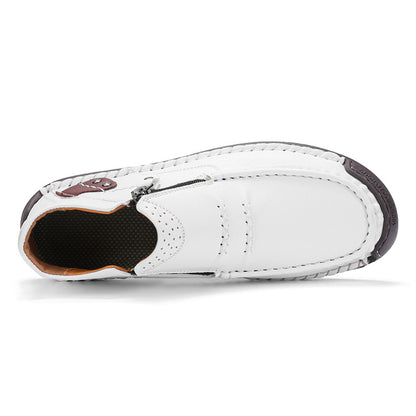 Men’s Handmade Premium Leather Slip-On Outdoor Work Boots