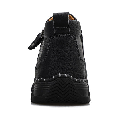 Men's Premium Motorcycle Boots – Hand-Stitched Riding Work Driving Hiking