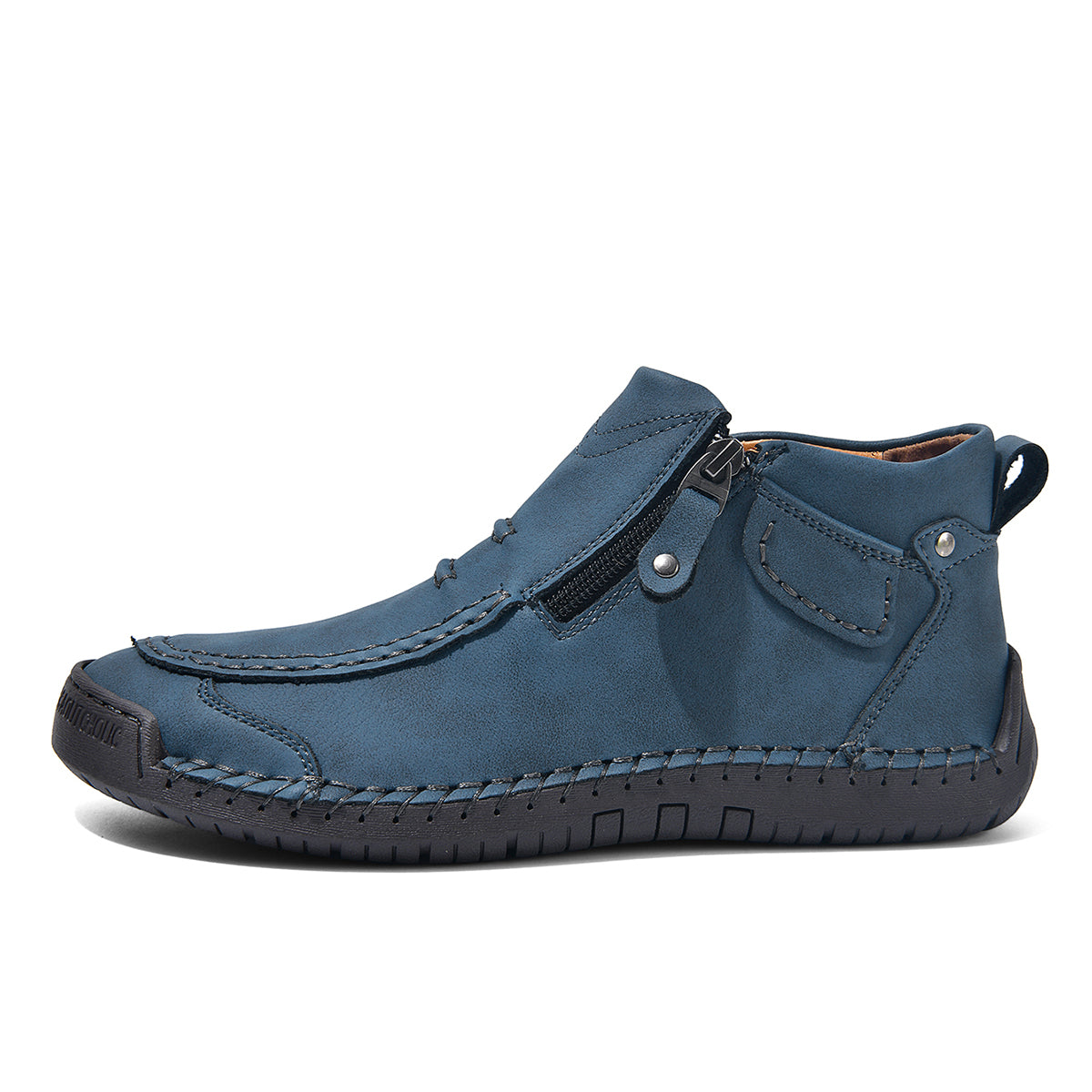 Men’s Handmade Leather Driving Boots | Wide Toe, Arch Support, Waterproof