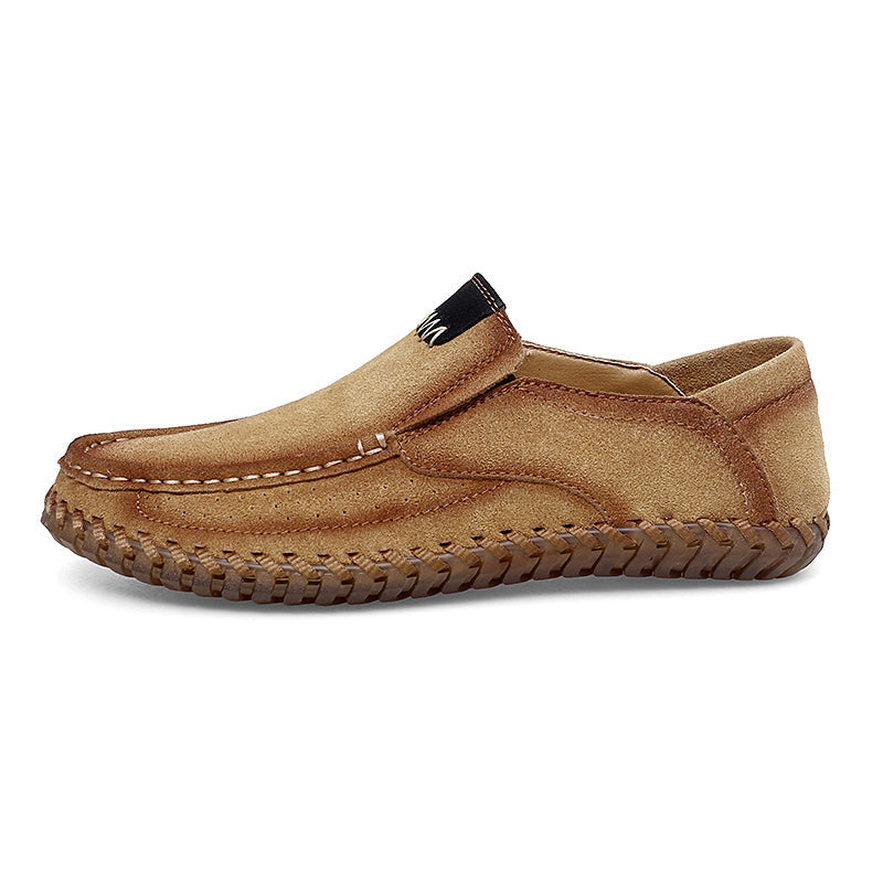 Men's Handcrafted Suede Slip-On Loafers