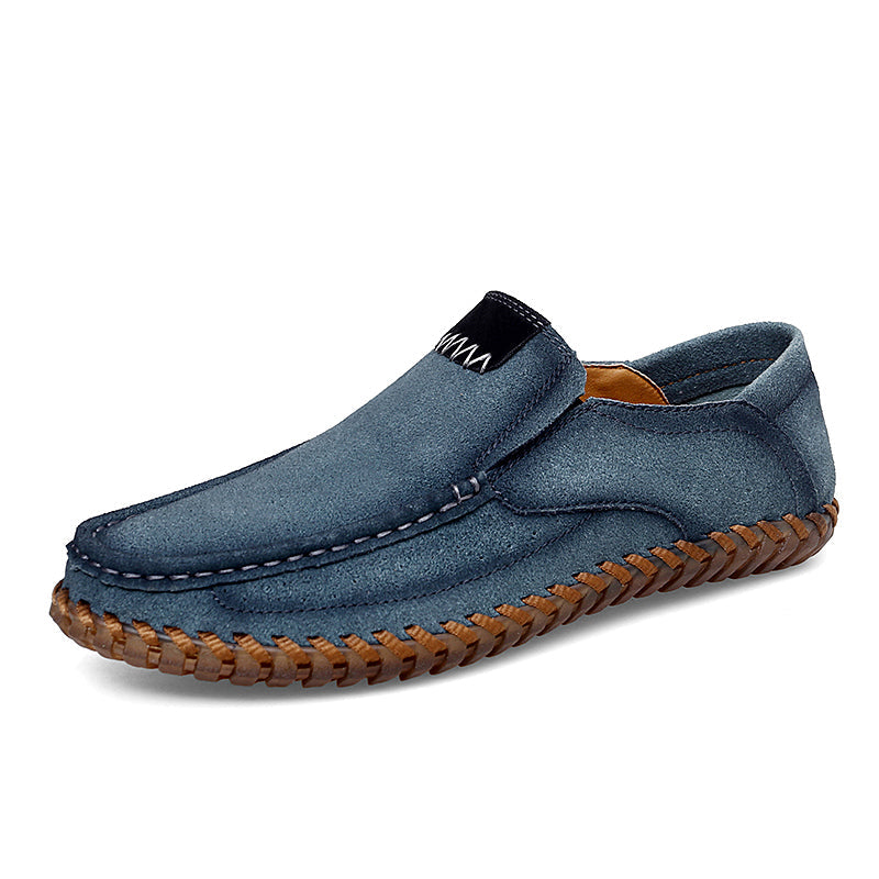 Men's Handcrafted Suede Slip-On Loafers