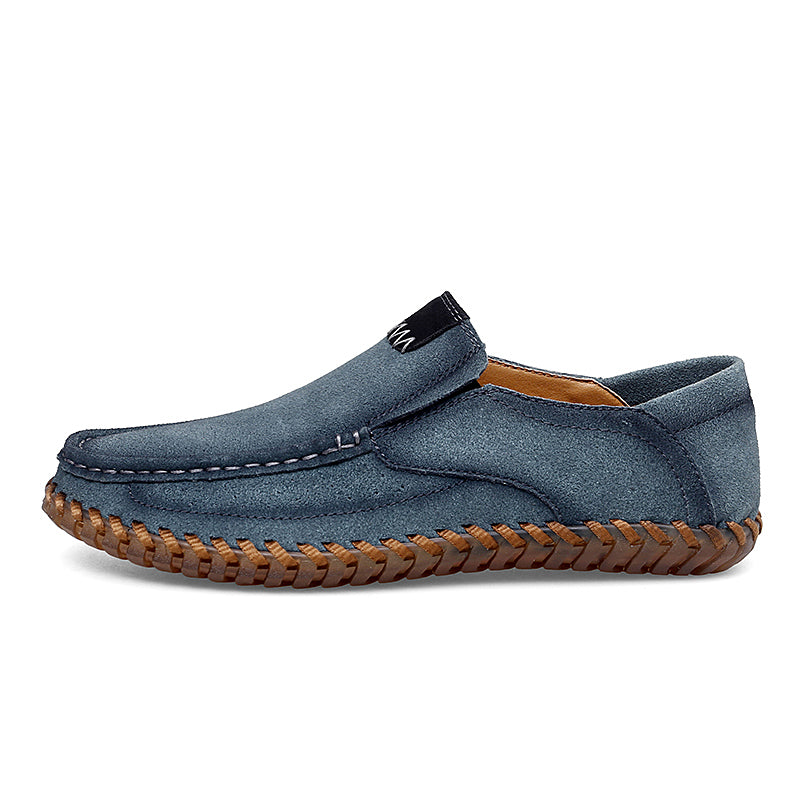 Men's Handcrafted Suede Slip-On Loafers