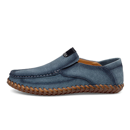 Men's Handcrafted Suede Slip-On Loafers