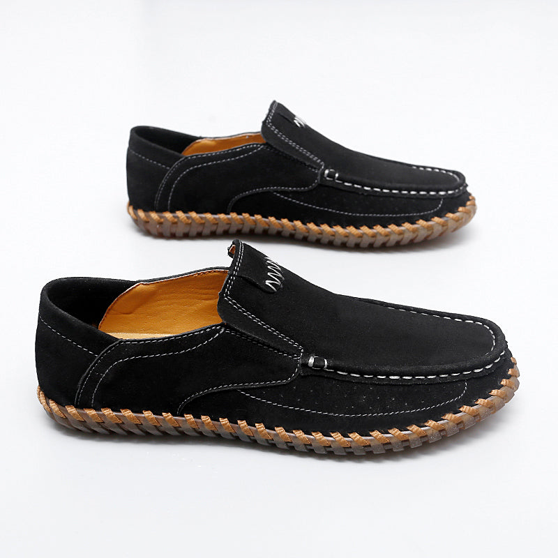Men's Handcrafted Suede Slip-On Loafers