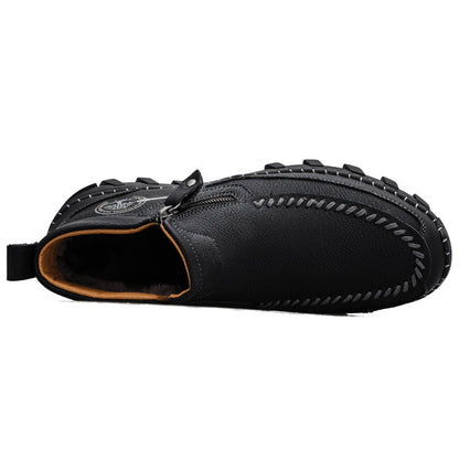 Men's Premium Motorcycle Boots – Hand-Stitched Riding Work Driving Hiking